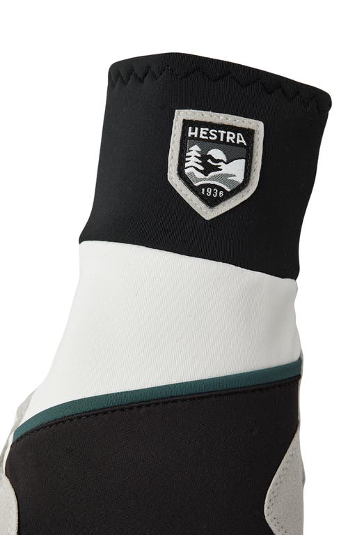 Shop Hestra Comfort Tracker G-loft® Gloves In Black/off White