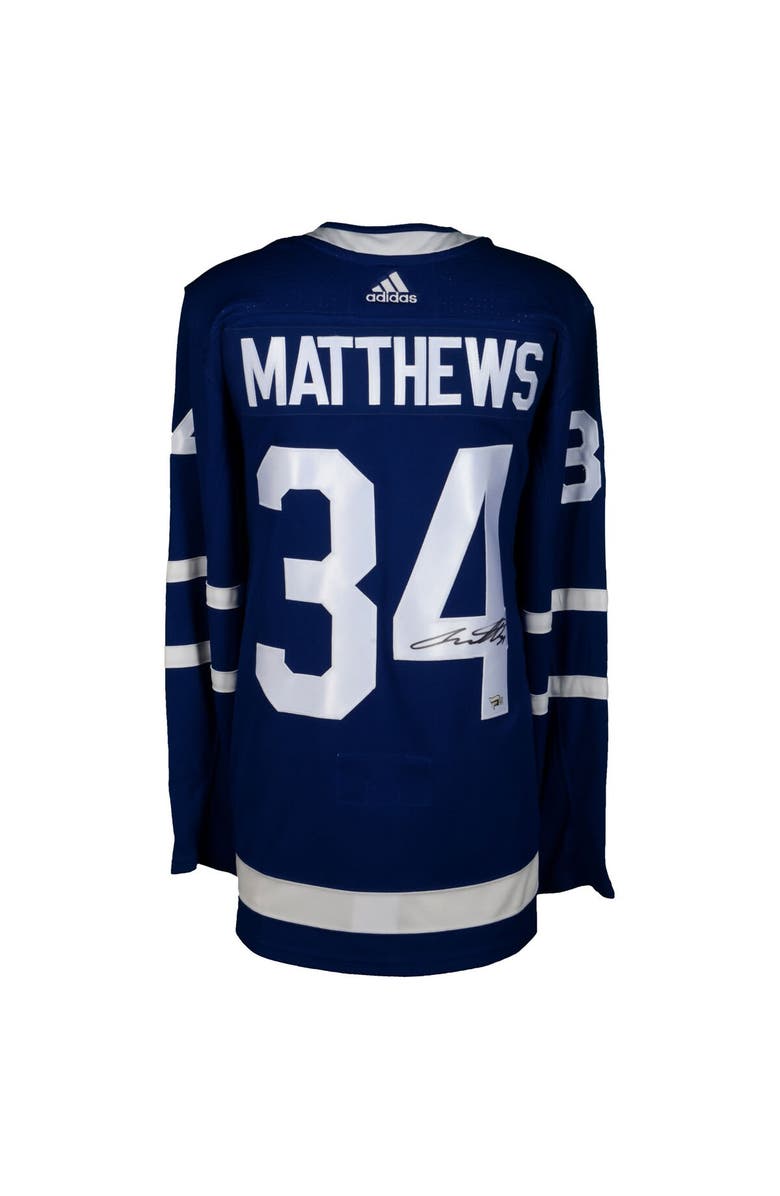 FANATICS AUTHENTIC Auston Matthews Toronto Maple Leafs Autographed Blue ...
