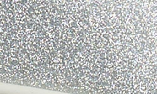 Tory Burch Ladybug Sneaker In Silver Glitter/blanc