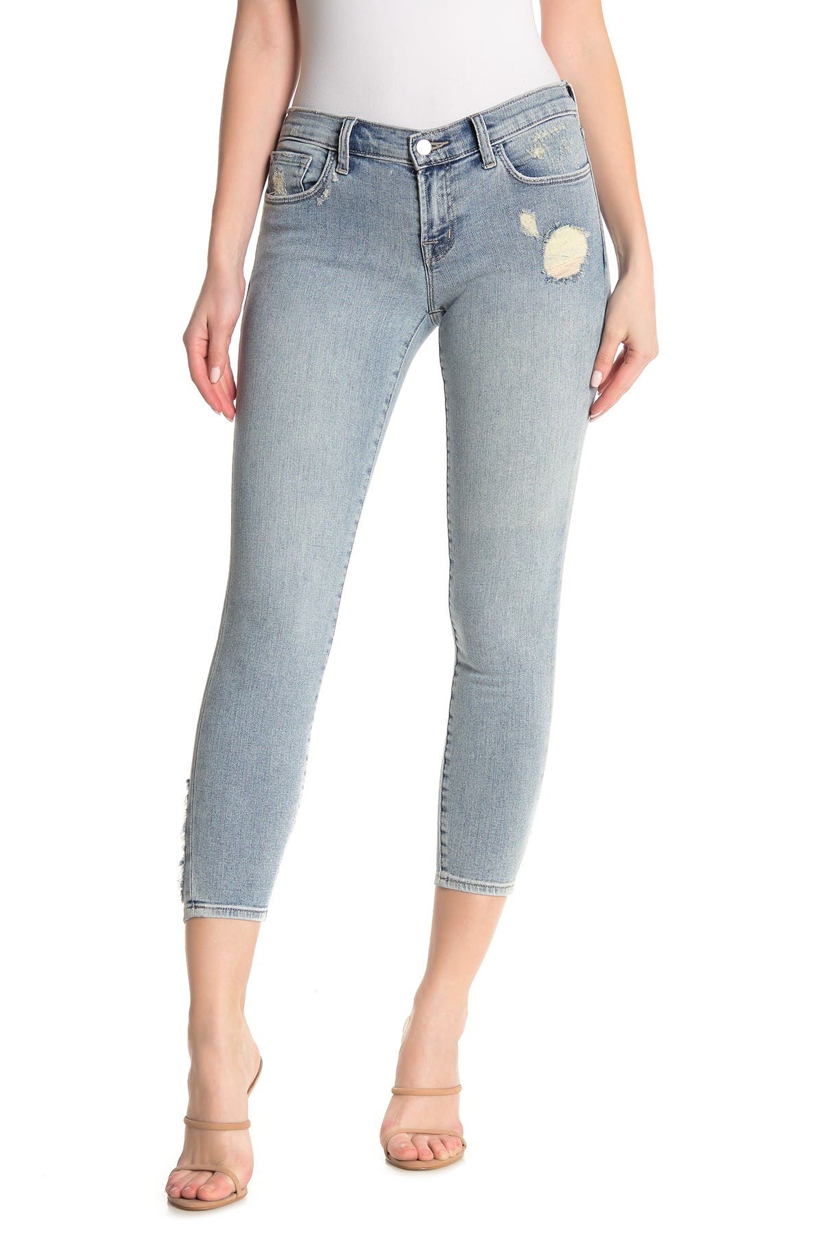 j brand 9326 low rise crop skinny jeans