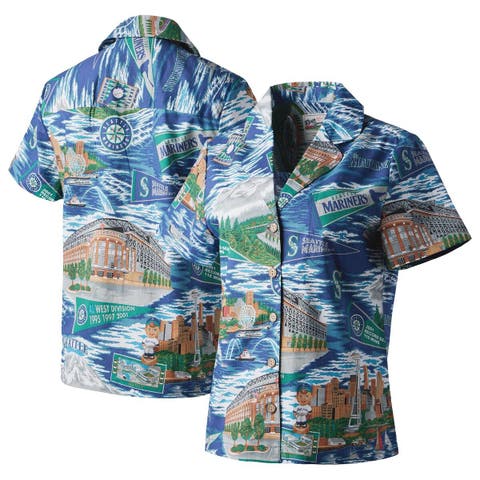 90'S Reyn Spooner Dietrich Variez Collection All-over Print Button-Down Hawaiian Aloha Shirt, Men's L Size cotton multicolor Vintage Second Hand