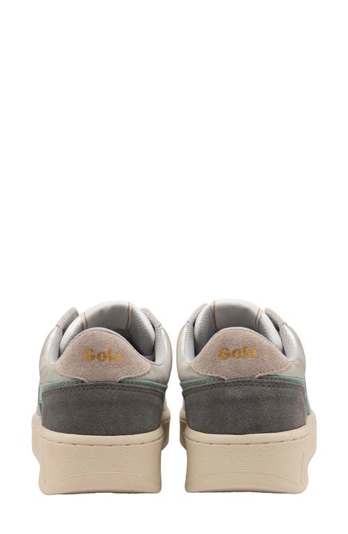 Shop Gola Super Slam Blaze Sneaker In Silver/green Mist/grey