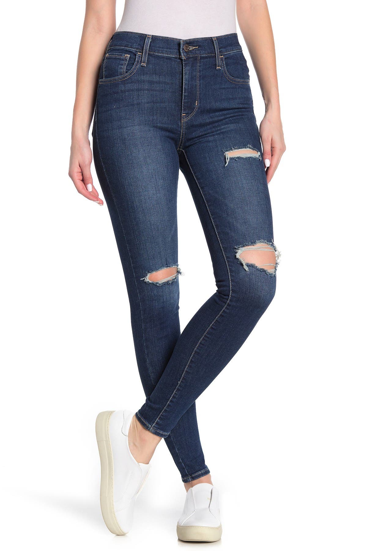 levi's super skinny high waist jeans