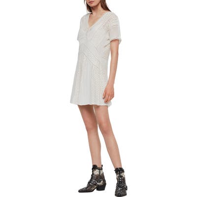 Allsaints Cindi Lace Minidress, White