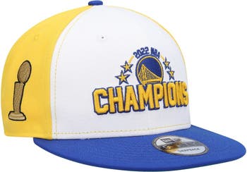 Men's New Era Golden State Warriors White/Royal Team Mascot