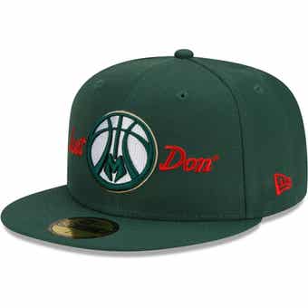 New Era Men's New Era x Just Don Kelly Green Boston Celtics 59FIFTY Fitted  Hat