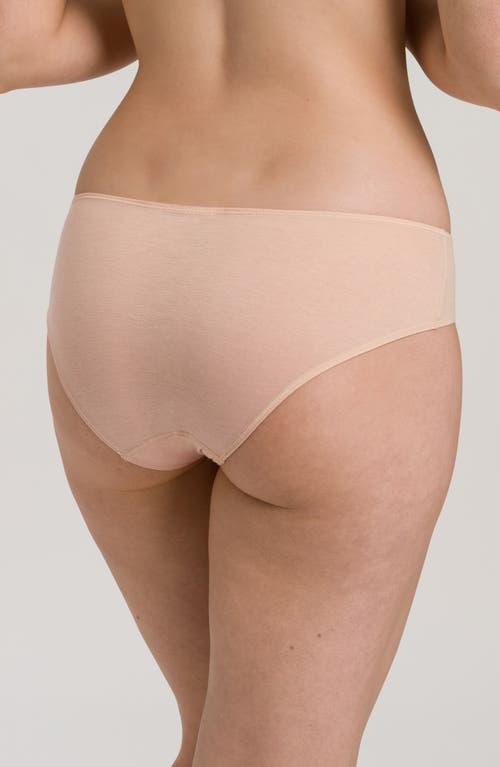 Shop Hanro Ultralight High Cut Briefs In Beige