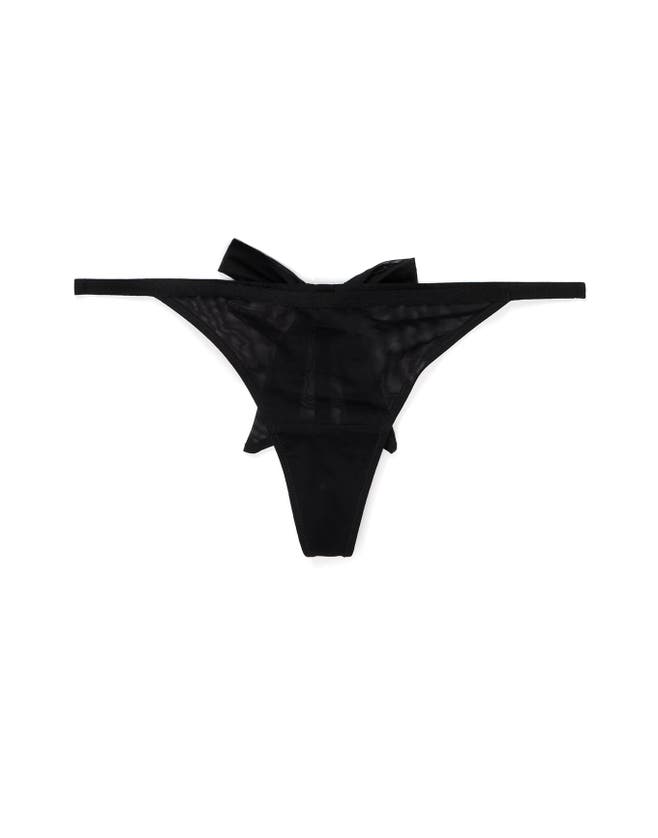 Shop Adore Me Ove G-string Panties In Black