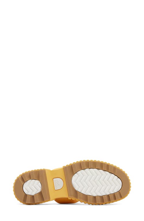 Shop Sorel Ona Streetworks Platform Slide Sandal In Yellow Ray/sea Salt