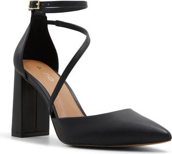 Aldo black pointed heels hotsell