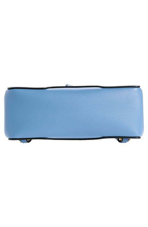 Marni Trunkaroo Leather Backpack In Sky/ Blue