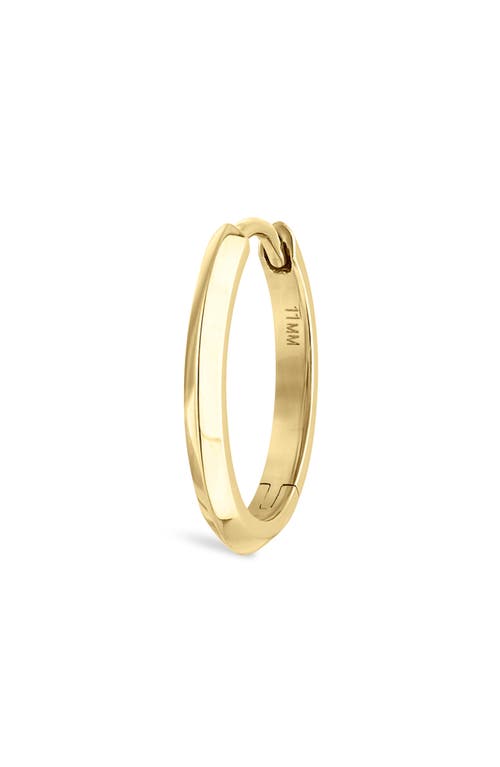 Shop Maria Tash Vertex Single Hoop Earring In Yellow Gold