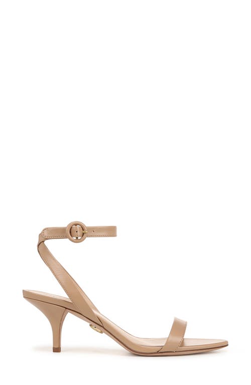 Veronica Beard Darcelle Leather Ankle-strap Sandals In Bisque