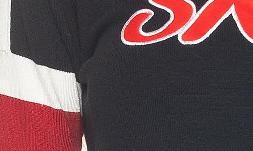 Alexia Admor Jenni Ski Turtleneck Sweater In Black Multi