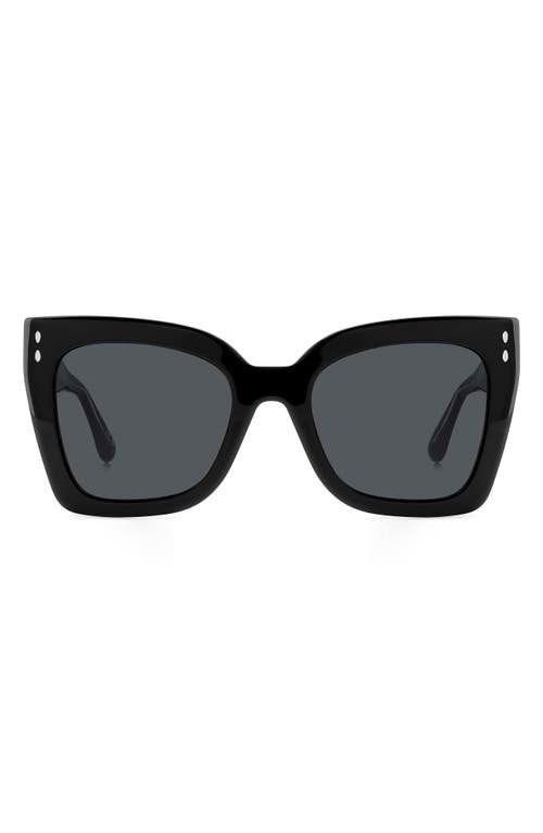 Isabel Marant Cat-eye Sunglasses In Black/grey