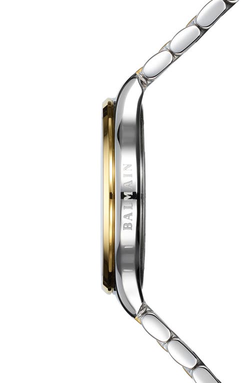 Balmain Beleganza Diamond Bracelet Watch, 32mm In Stainless Steel/yellow Gold