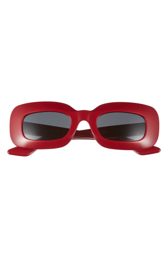 Shop Oliver Peoples 1966c 49mm Square Sunglasses In Red