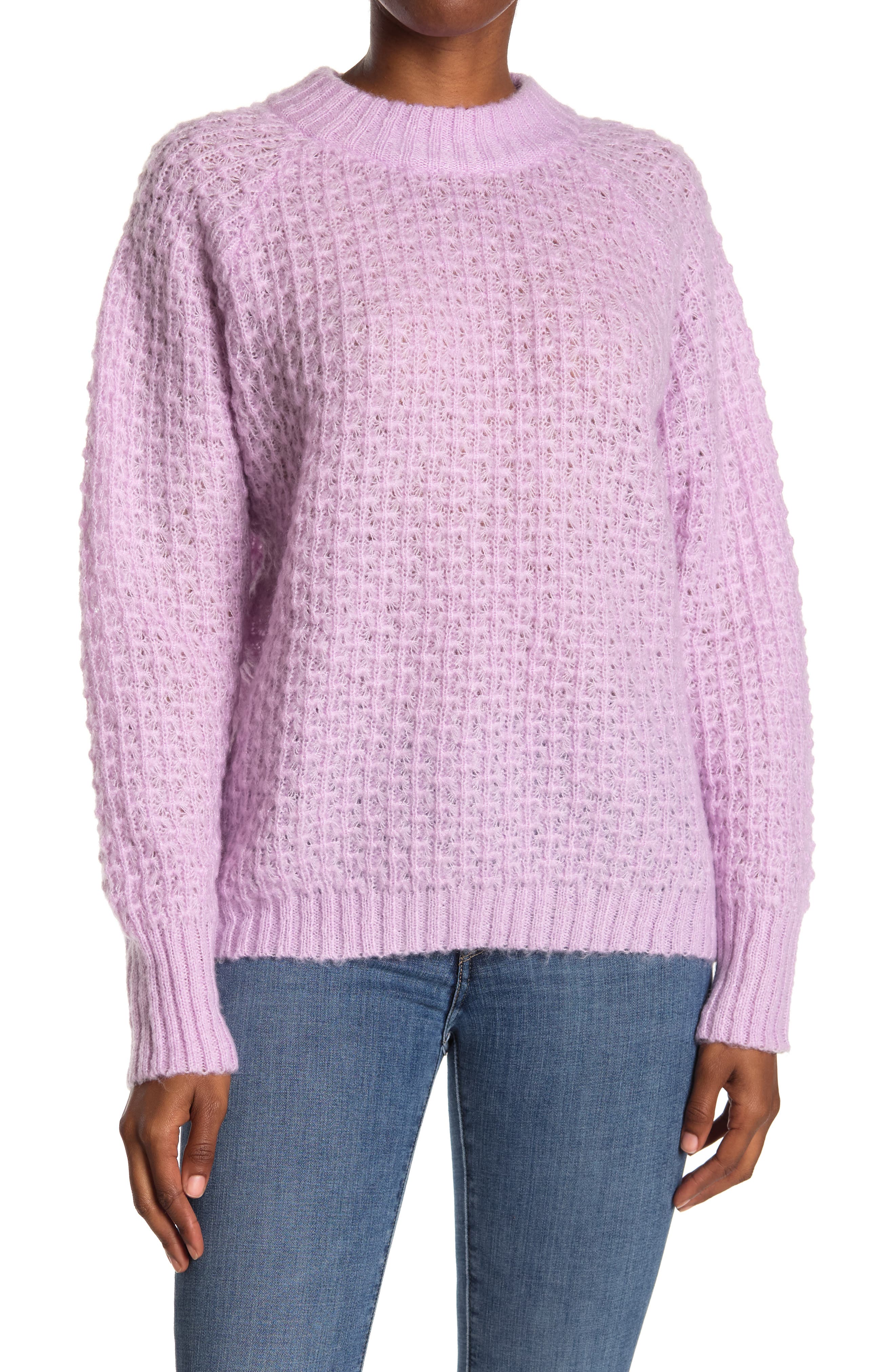 pink purple sweater