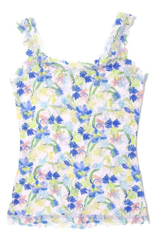 Hanky Panky Printed Signature Lace Classic Cami In Brush Strokes