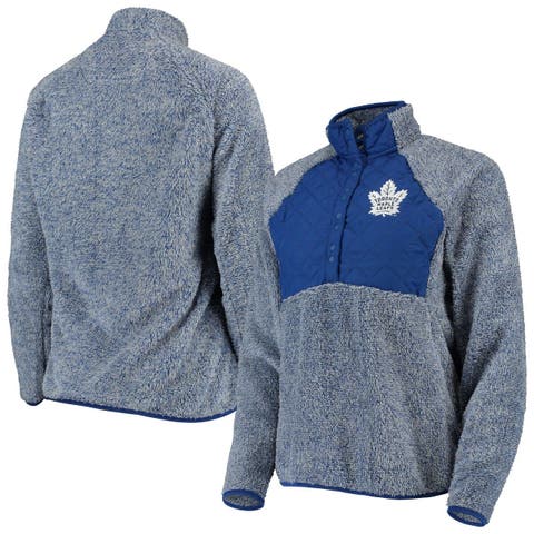 Antigua Toronto Maple Leafs Women's Heather Gray Course Full