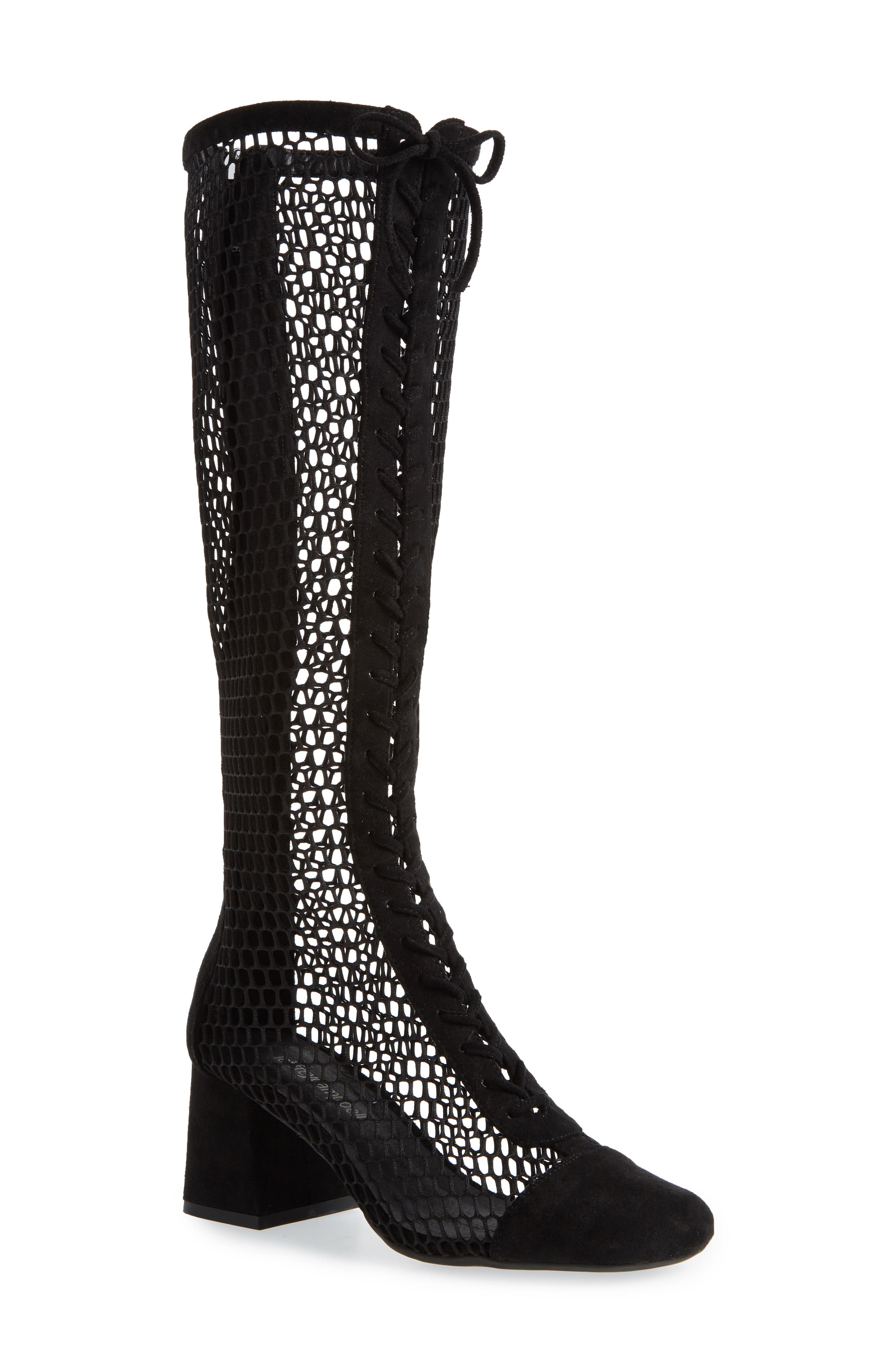 jeffrey campbell mesh boots