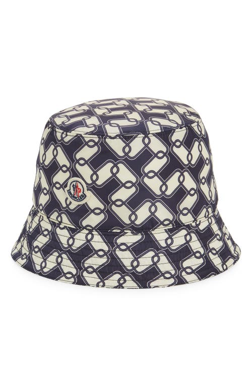 Moncler Archivio DNA Bucket Hat Black/White at Nordstrom,