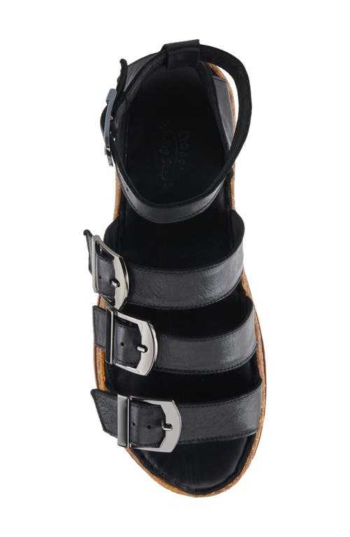 Spring Step Alexcia Ankle Strap Sandal In Black