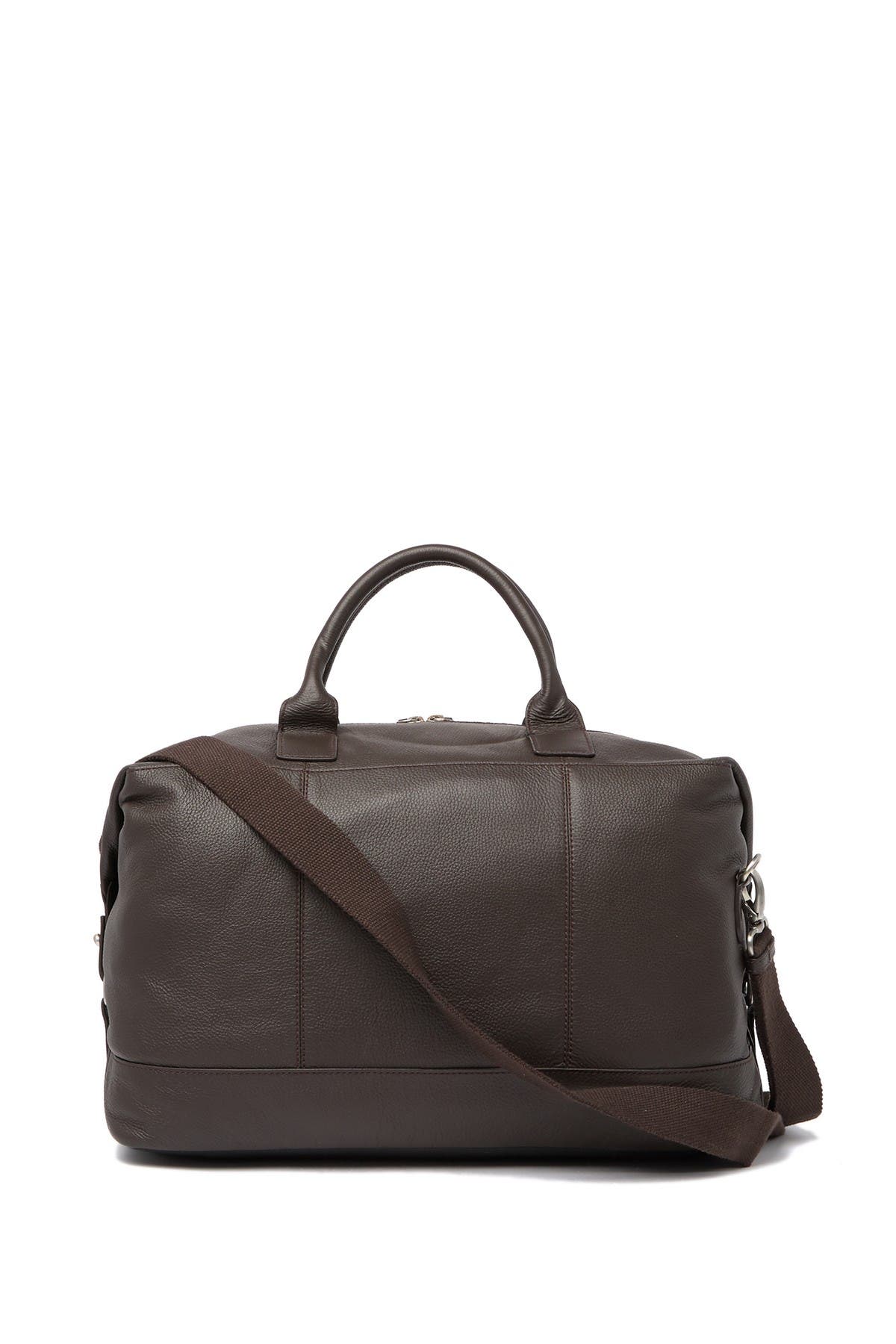 cole haan pebbled leather duffle bag