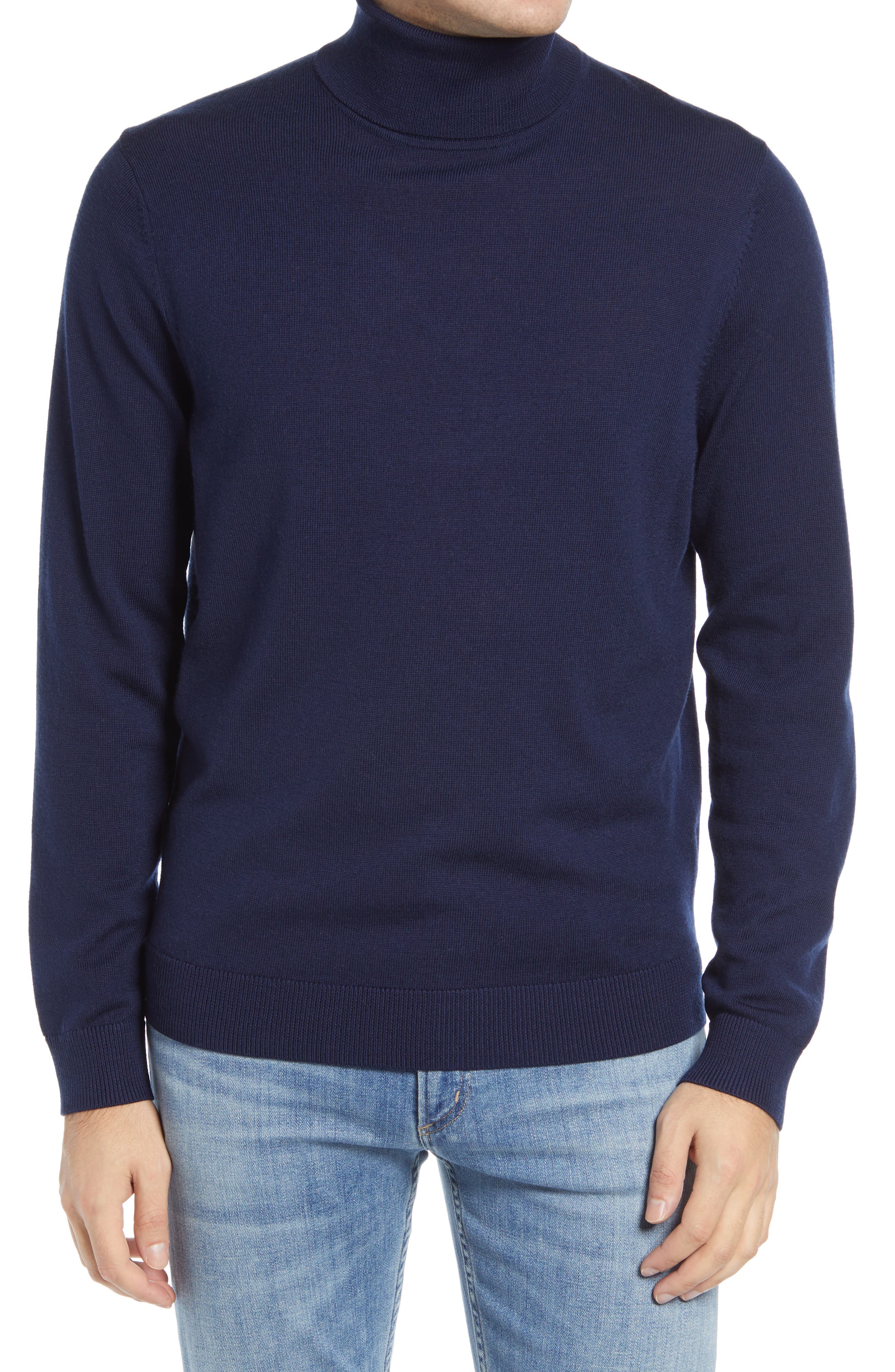 navy turtleneck | Nordstrom