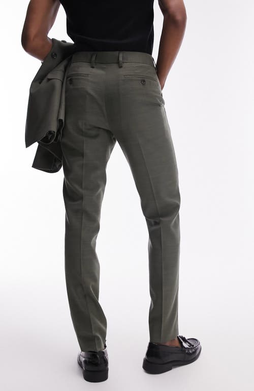 TOPMAN TOPMAN STRETCH STRAIGHT LEG PANTS 