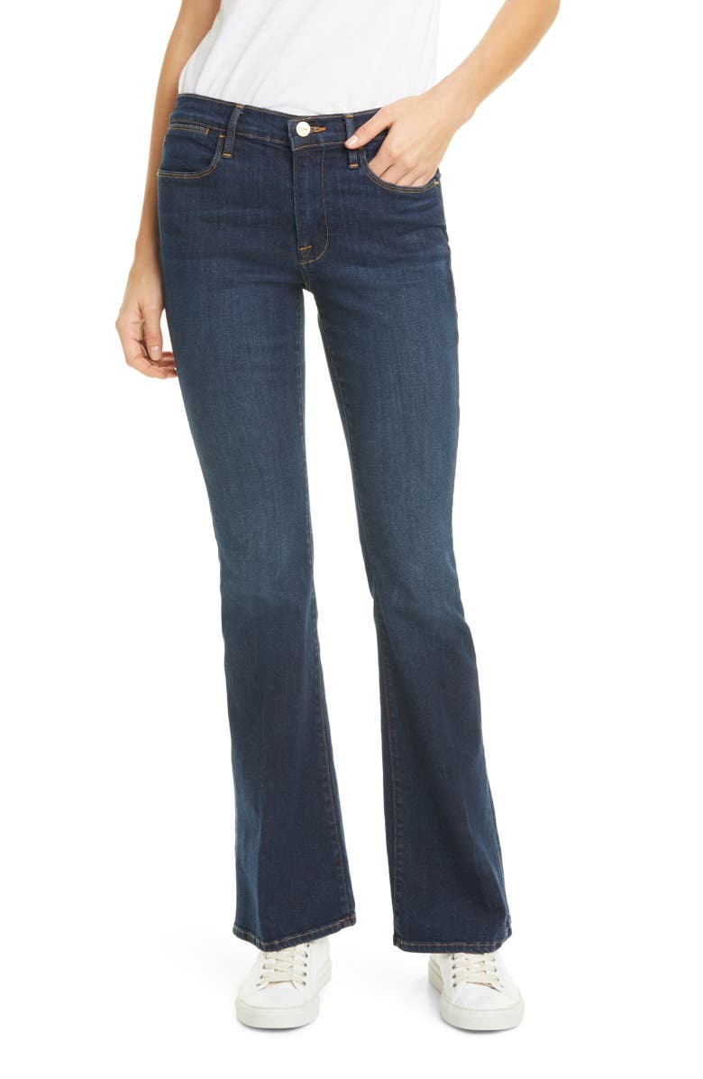 FRAME Le Pixie High Waist Flare Jeans (Sutherland) | Nordstrom