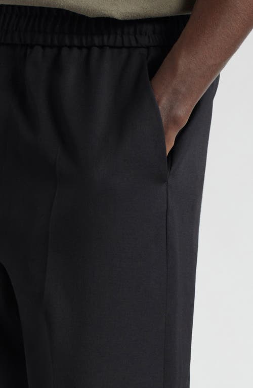 Golden Goose Lennon Virgin Wool Twill Joggers In Black