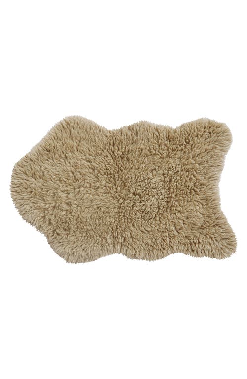 Lorena Canals Woolly Woolable Washable Wool Rug in Beige at Nordstrom