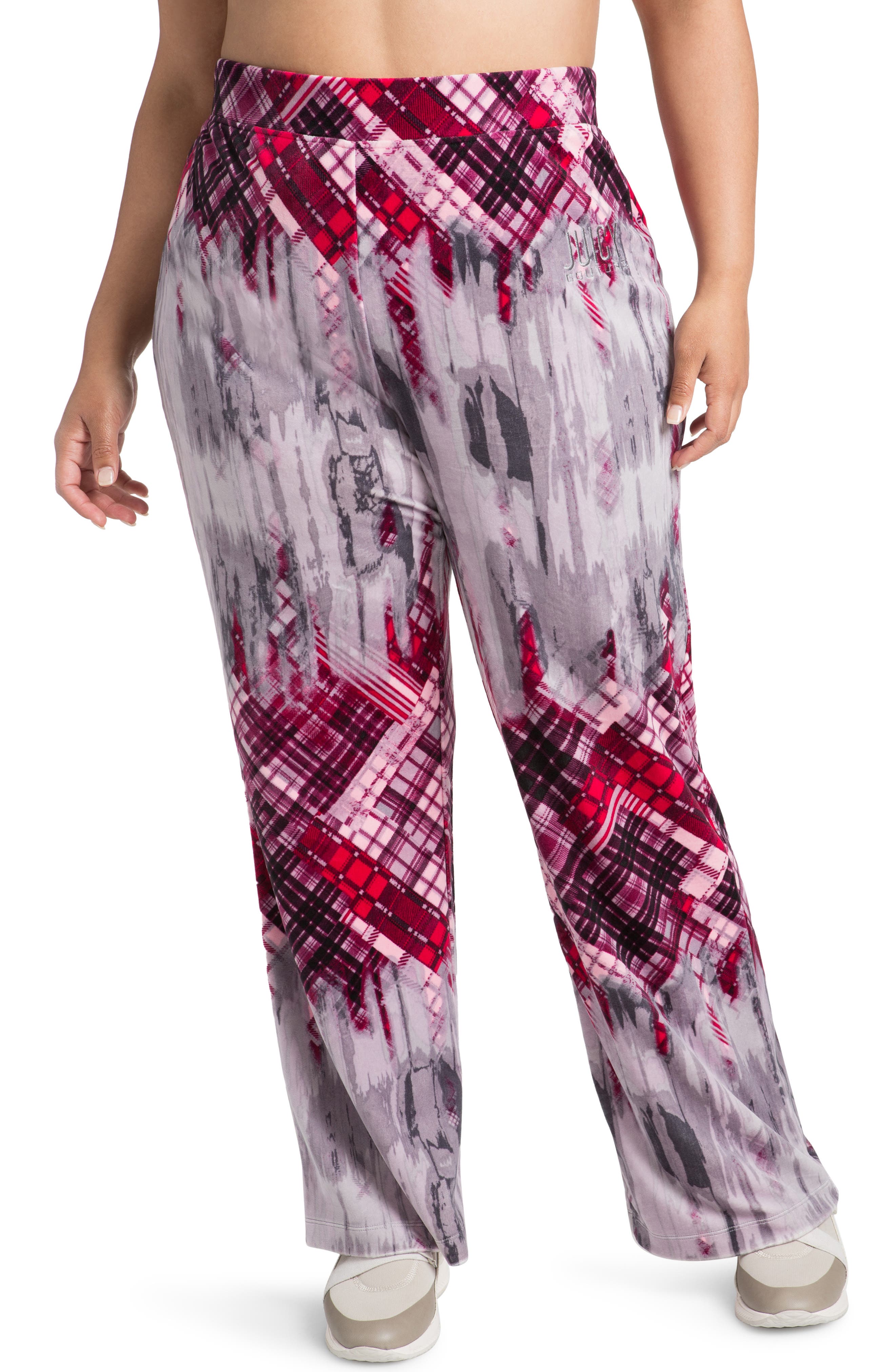 Juicy Couture Plaid Velour Pants 