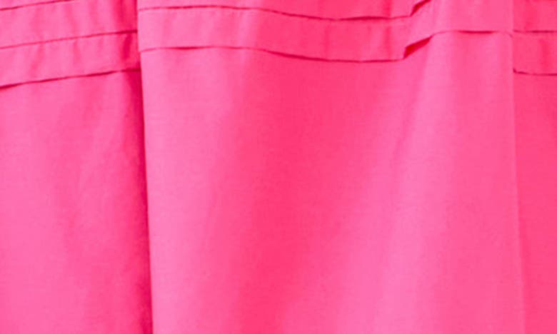 Shop English Factory Pintuck Puff Sleeve Minidress In Pink