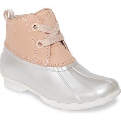 Sperry Saltwater Waterproof Rain Boot, Pink