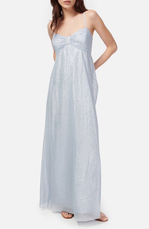 Shop Cami Nyc Marceline Silk Blend Chiffon Maxi Dress In Bluebell