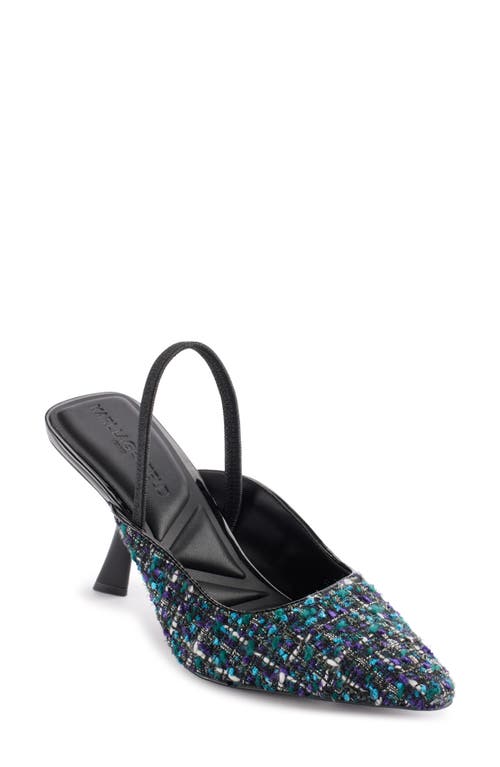 Shop Karl Lagerfeld Paris Keera Slingback Pump In Multi/black