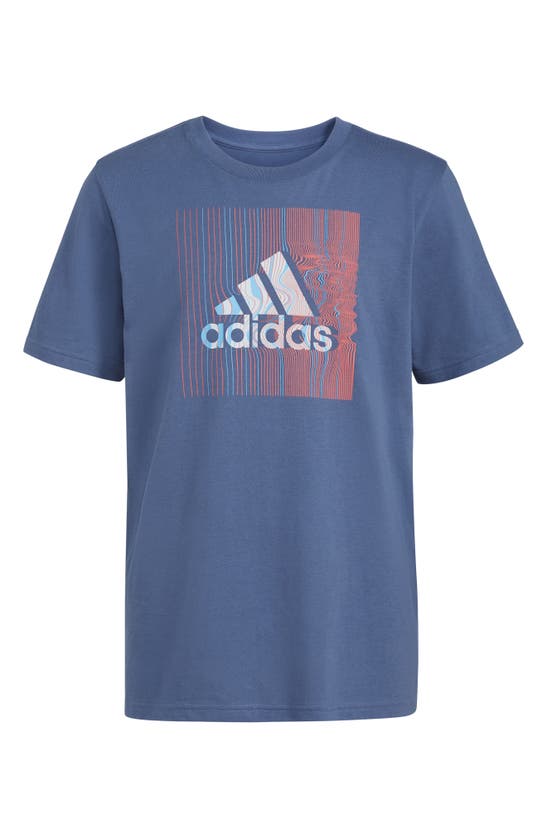 Adidas Originals Kids' Mirage Graphic T-shirt In Blue