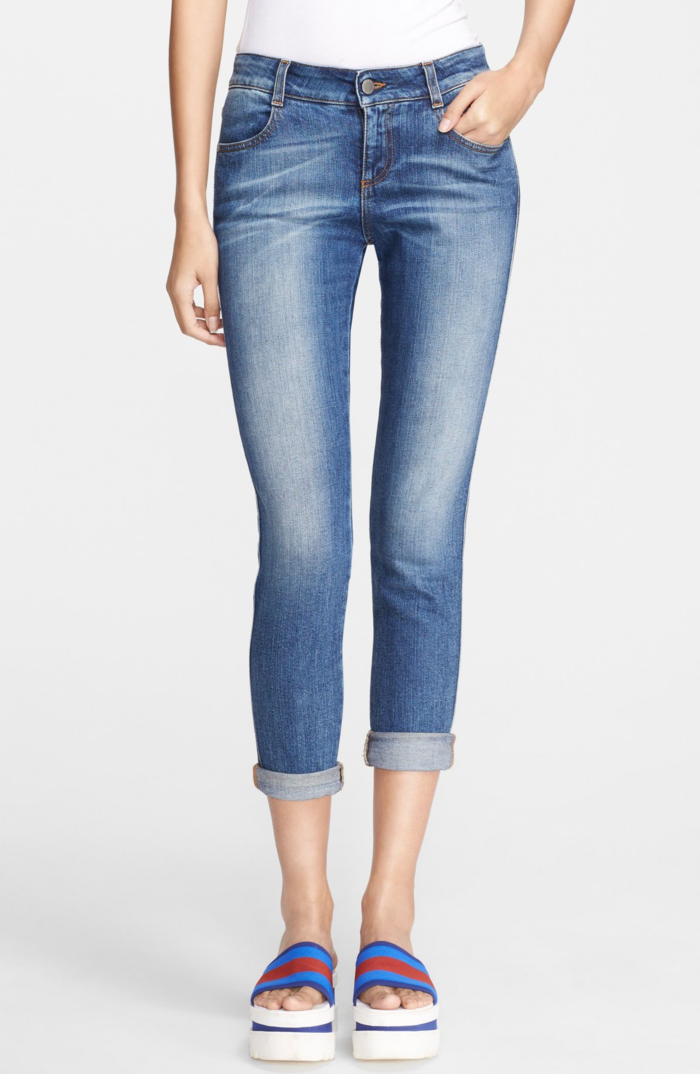 Stella McCartney Skinny Ankle Grazer Jeans | Nordstrom