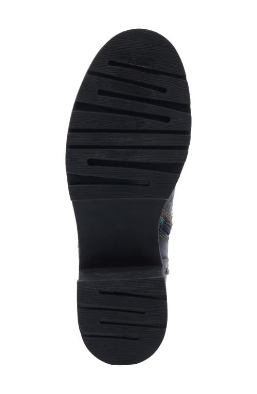 L'artiste By Spring Step Branchout Platform Bootie In Black Multi