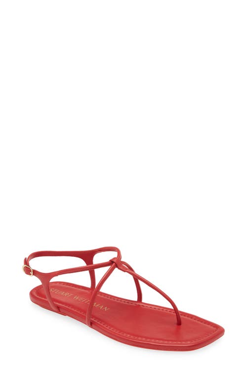 Stuart Weitzman Matilda Sandal In Cherry