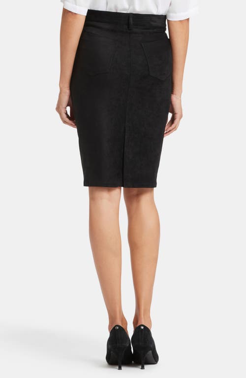 Shop Nydj 5-pocket Pencil Skirt In Black