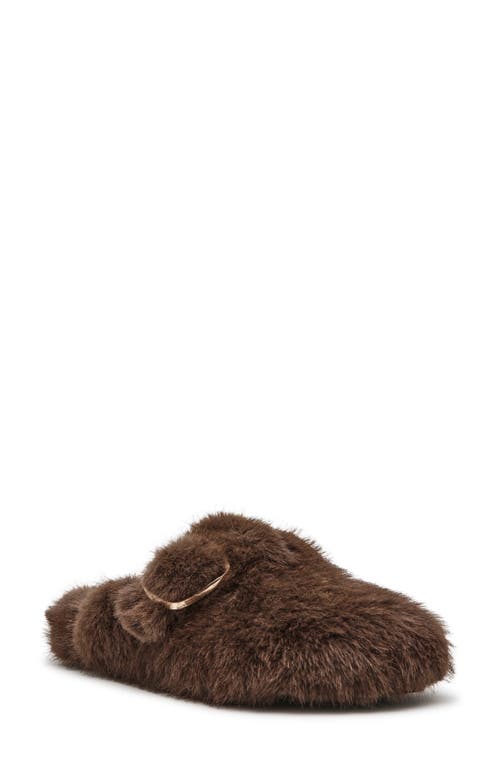 Shop Steve Madden Bohan Faux Fur Mule In Brown