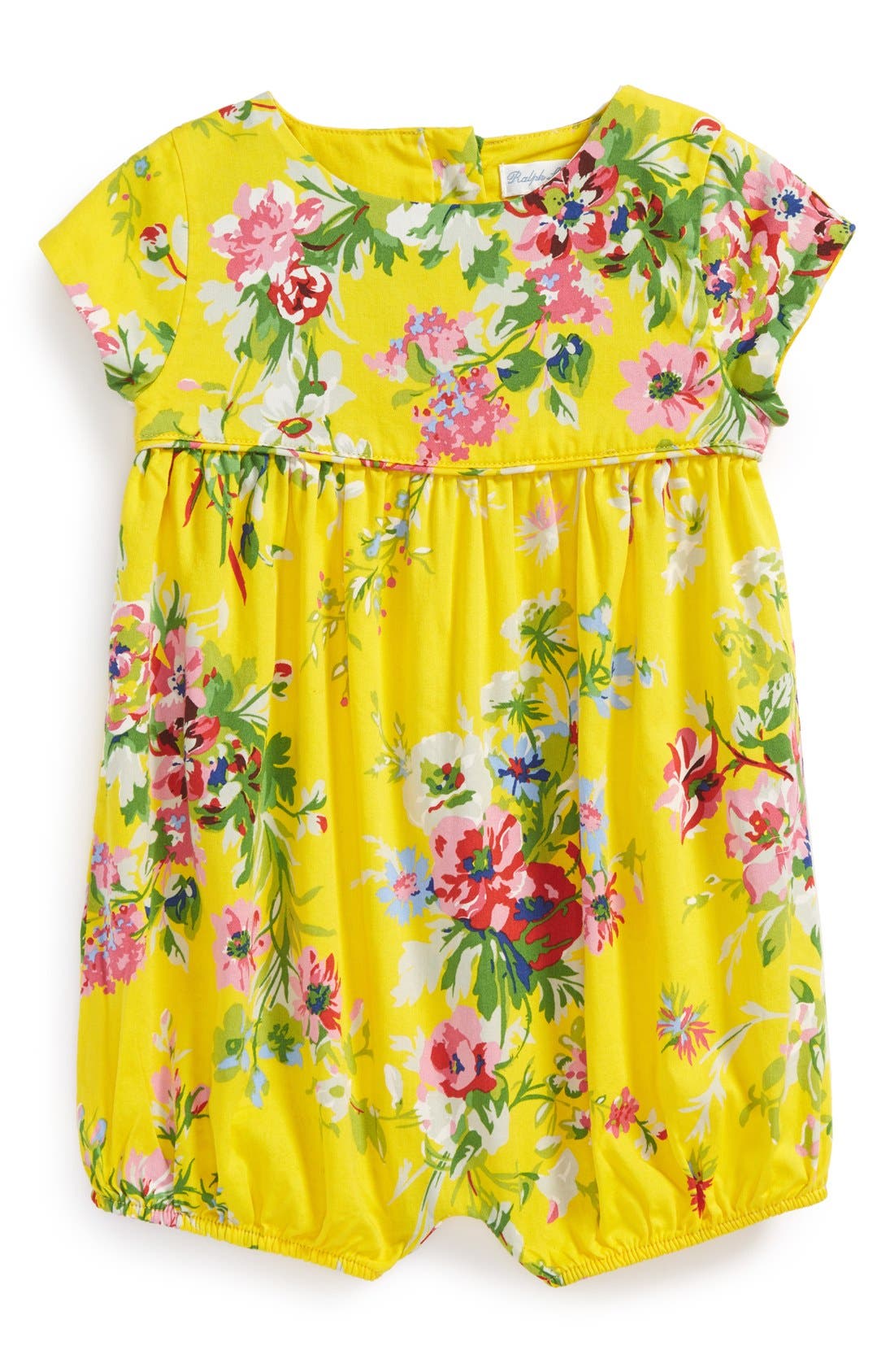 Ralph Lauren Floral Romper (Baby Girls) Nordstrom