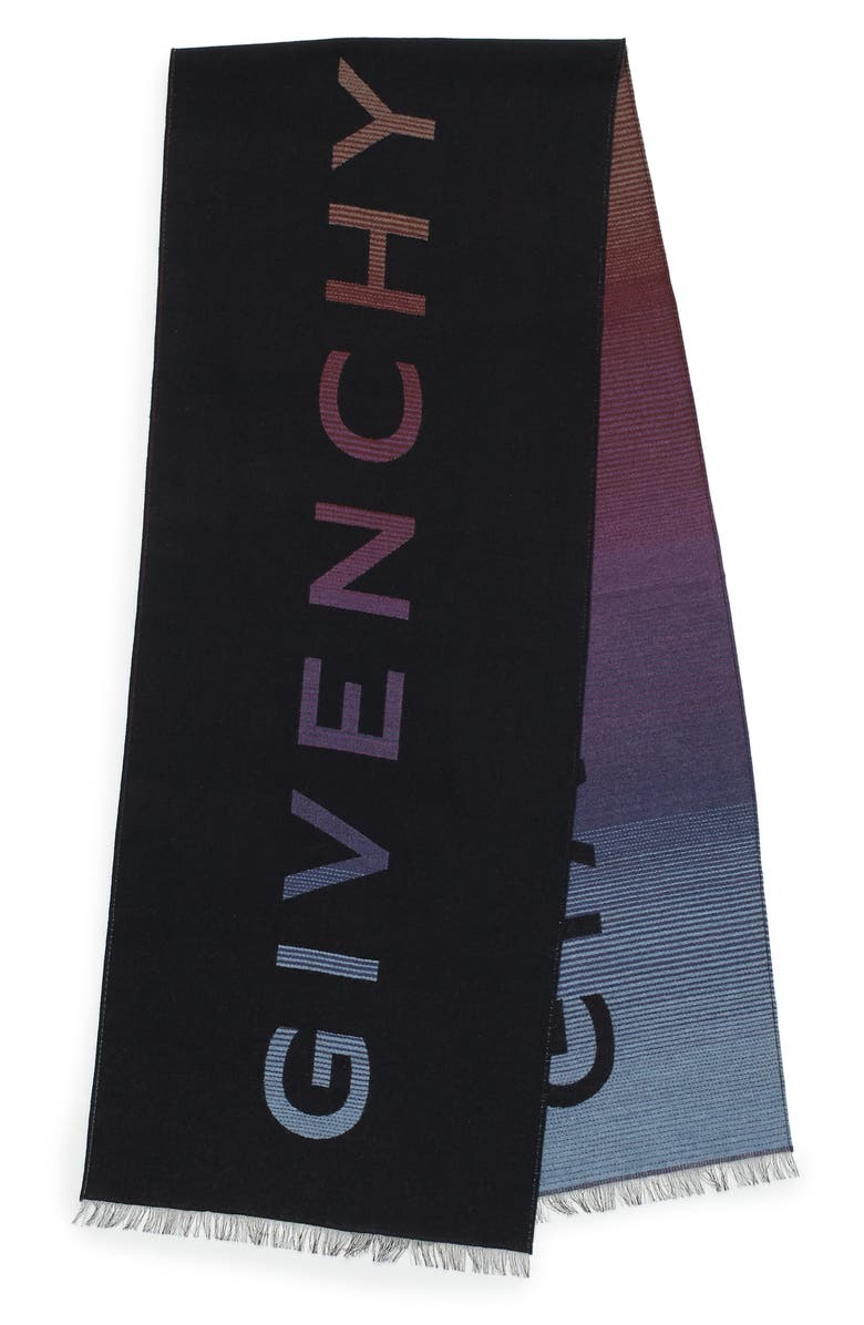 Givenchy Logo Degrade Wool & Silk Scarf | Nordstromrack