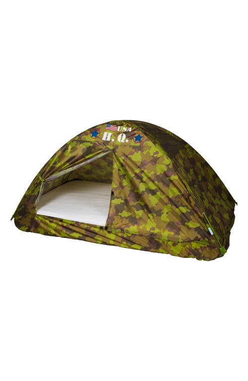 Pacific Play Tents Twin-Size HQ Camo Bed Tent in Camo Green at Nordstrom