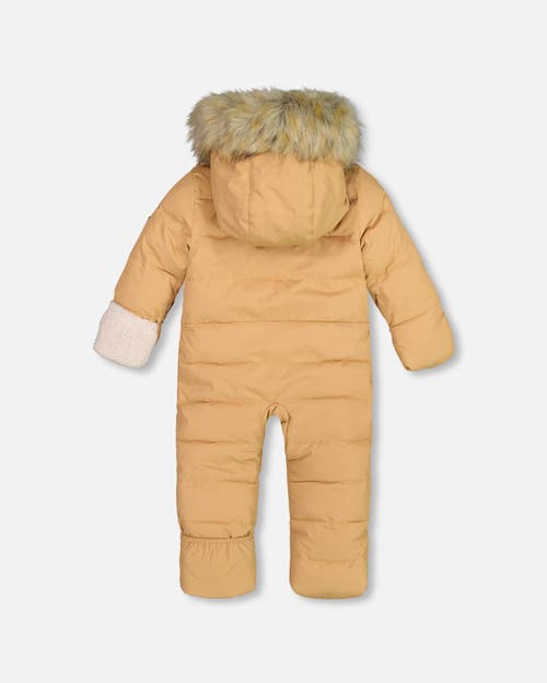 Shop Deux Par Deux Baby Boy's One Piece Baby Hooded Snowsuit Doe Designed For Car Seat