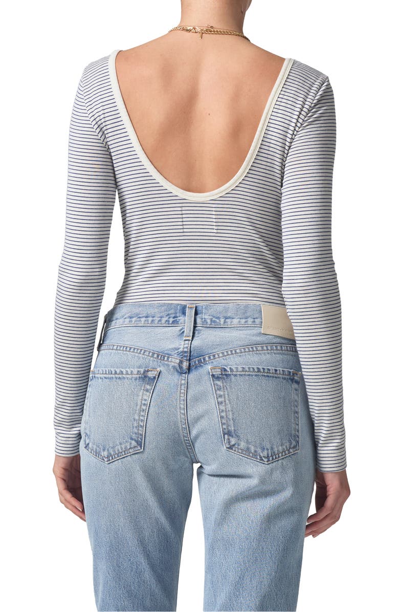 Citizens of Humanity Carys Deep Scoop Back Long Sleeve Top | Nordstrom