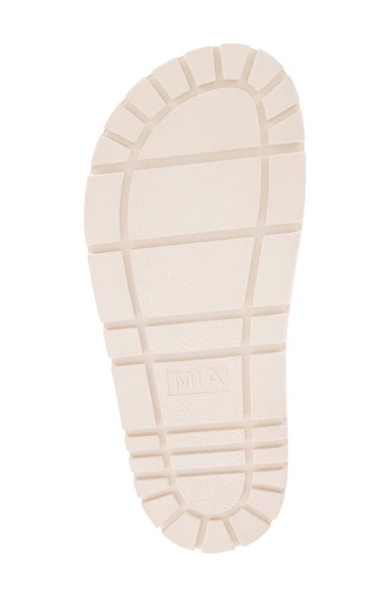 Shop Mia Gya Waterproof Platform Slide Sandal In Silver